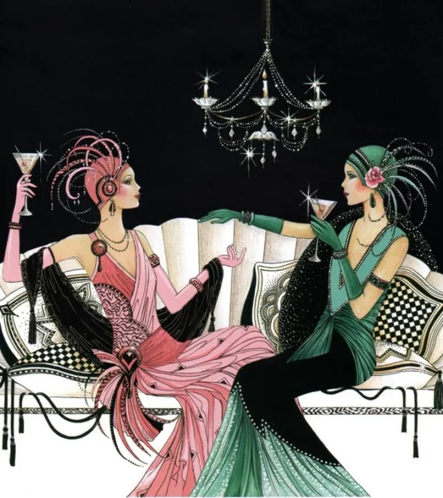 I recently came across some beautiful Art Deco–style cards on Etsy. Elegant women, beaded gowns, architectural terraces, just the right amount of drama -- exactly my weakness.

I needed to know the source. So I did a deep dive using every tool in my internet sleuthing toolkit.

https://partygirlpearl.com/2026/art-deco-how-to-spot-a-fake
